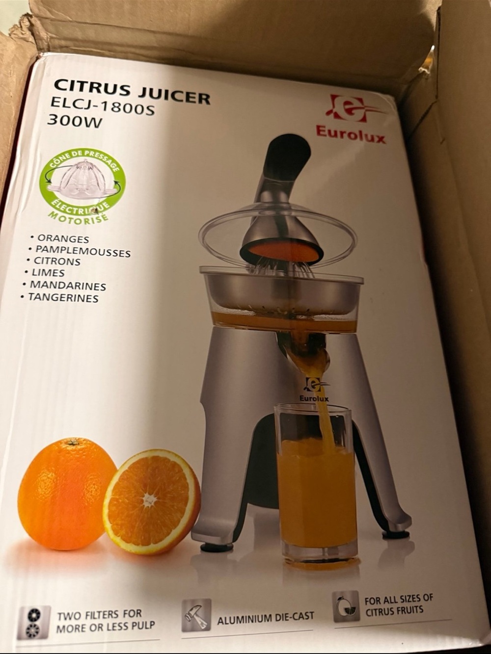 NWB was $180 Silver Citrus Juicer - Bright Silver